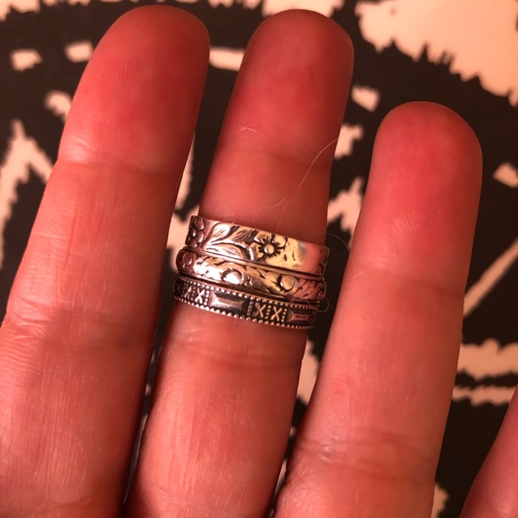 Beautiful Moonstone Ring Set - Picture 2 of 3